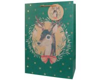 Sac cadeau de Noël 'Chevreuil', grand