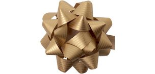 Rosette pour paquet cadeau, 80 mm, assorti