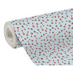 Papier 80g, Tiny 50x0,35m, Père Noël - Bleu