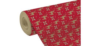 Weihnachtsgeschenkpapier 'Rentiere'