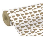 Kraft 70g, Tiny 50x0,35m Sapins fd blanc - Blanc