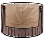 Corbeille à pain et à fruits, rond, diamètre 275mm, noir