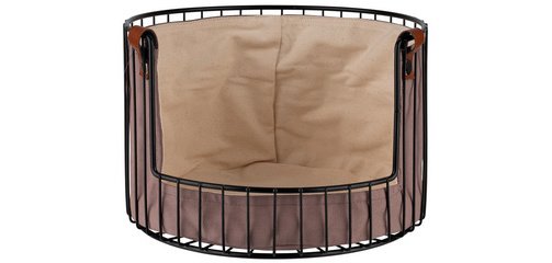 Corbeille à pain et à fruits, rond, diamètre 275mm, noir