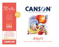 Bloc papier dessin 'Acrylic', 380 x 460 mm, 400 g/m2