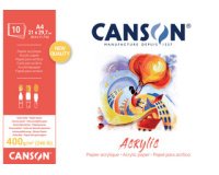 Bloc papier dessin 'Acrylic', 240 x 330 mm, 400 g/m2