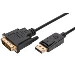 Câble adaptateur, DP - DVI-D 24+1, 2,0 m