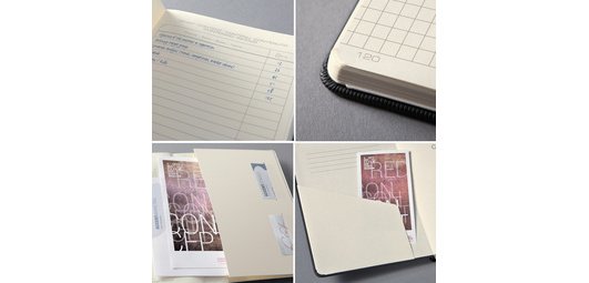 Carnet de notes Conceptum, A4+, quadrillé, noir
