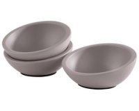 Bol ELEMENT, béton, 0,05 litre, set de 3, gris