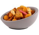 Bowl ELEMENT, concrete, 0.05 liter, set of 3, gray