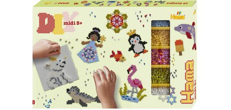 Hama Perles à repasser midi 'Allround', coffret cadeau