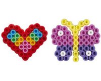 Hama Perles à repasser maxi + 4 plaques, dans un seau