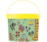 Hama Perles à repasser maxi + 4 plaques, dans un seau