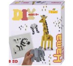 Hama Perles à repasser midi 'Safari', coffret cadeau, 3D