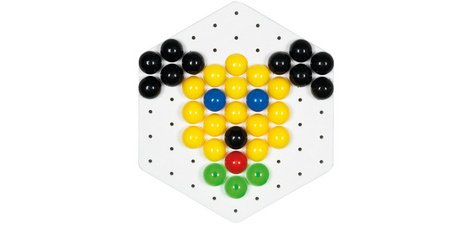 Hama Maxi Stick Boîte de perles à piquer + plaques perforées