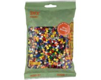 Hama Perles à repasser Bio midi, sachet, 'mix 15 couleurs'