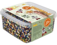 Hama Perles à repasser Bio midi 'mix de couleurs', boîte