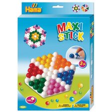 Hama Maxi Stick perles à piquer 'Hexagone', coffret cadeau