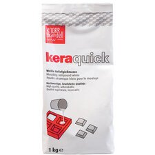 Masse de coulée keraquick, blanc, 1 kg