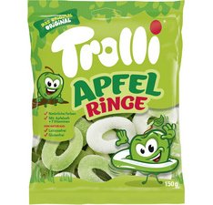 Bonbon gélifié aux fruits RONDELLES DE POMME, 150 g