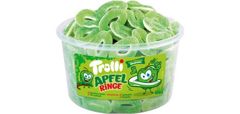 Bonbon gélifié RONDELLES DE POMME, boîte de 150