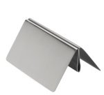 Présentoir de table, acier inoxydable