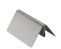 Présentoir de table, acier inoxydable