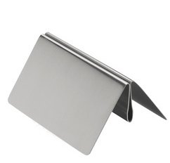 Présentoir de table, acier inoxydable