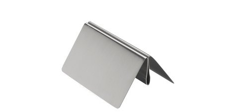 Présentoir de table, acier inoxydable
