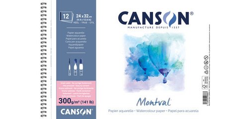 Album papier aquarelle 'Montval', 240 x 320 mm, 300 g