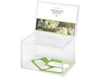 Urne promotionnelle, en acrylique, transparent