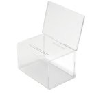 Urne promotionnelle, en acrylique, transparent