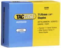 Agrafes 71/6 mm galvanisées, 20.000 pièces