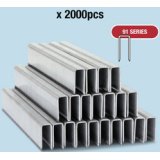 Agrafes étroites 91/14 mm galvanisées, 2.000 pièces