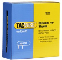 Agrafes 80/6 mm galvanisées, 10.000 pièces