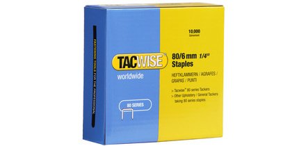 Agrafes 80/16 mm galvanisées, 10.000 pièces