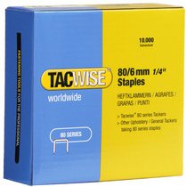 Agrafes 80/12 mm galvanisées, 10.000 pièces