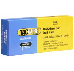 Clous 18G/25 mm, 5.000 pièces
