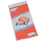 Sachet à viande, imprimé bicolore, blanc