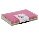 Coffret Pollen de 20 enveloppes C6 (114x162mm) + 20 cartes simples 110x155mm - Eté - Assortiment