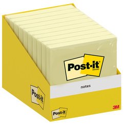 Post-it notes zelfklevend, 127 x 76 mm, pastelgeel