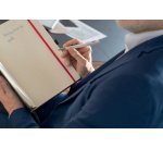 Carnet de notes Conceptum, A5, ligné, noir/rouge