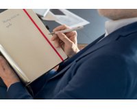 Carnet de notes Conceptum, A5, ligné, noir/rouge