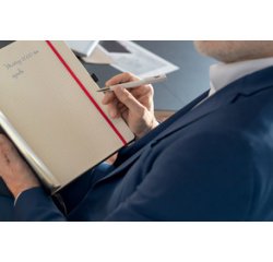 Notitieboek Sigel Conceptum RED Edition A5 lijn zwart