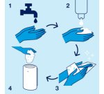 TORK Savon mousse pour décontamination des mains, 1.000 ml