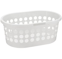 Corbeille à linge SPRINGFIELD, 30 litres, blanc