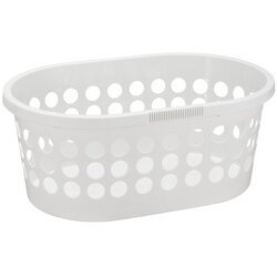 Corbeille à linge SPRINGFIELD, 30 litres, blanc