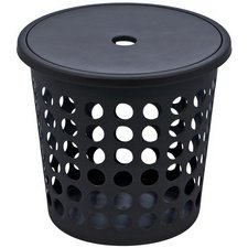 Panier à linge SPRINGFIELD, 25 litres, rond, noir