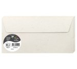 NATURA 100% RECYCLÉ, Paquet de 20 enveloppes Pollen 90x140mm 120g/m2 - Natura