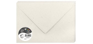 NATURA 100% RECYCLÉ, Paquet de 20 enveloppes Pollen 165x165mm 120g/m2 - Natura