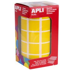 APLI Kids Gommette de couleur 'carré', en rouleau